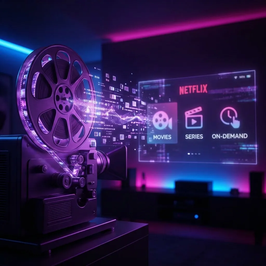 Plataforma VOD Background - streaming on demand Plataforma VOD Background - streaming on demand