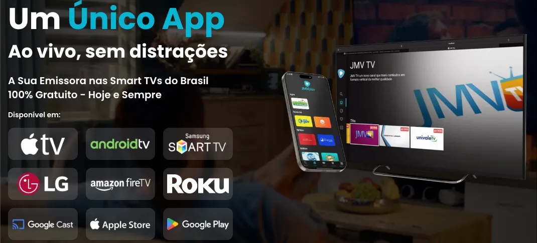 JMV Play - App para Smart TV - streaming para Web TV